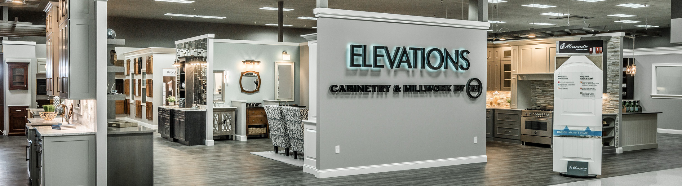 Elevations home remodeling design showroom in Louisville, KY